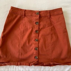 Forever 21 Button Skirt